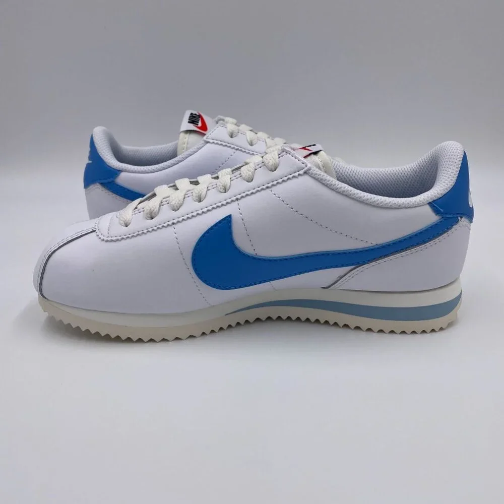 Nike Cortez White / Blue Womens Shoes - Picture 2 of 8